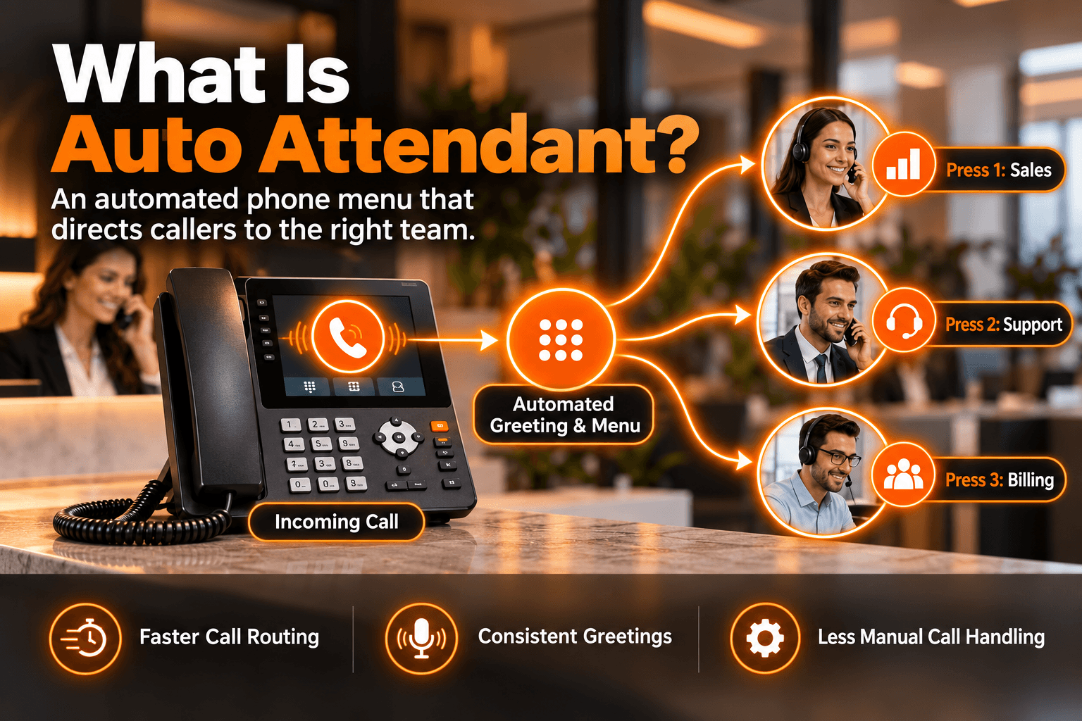 What Is an Auto Attendant? Benefits and How It Works